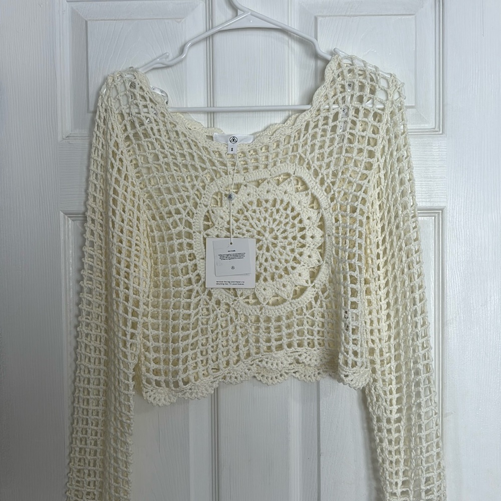 NWT Missguided Crochet Top Size Small